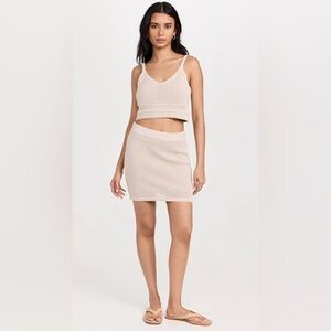 NWT Z Supply size Small crochet SET Embrie top, AND carlita skirt